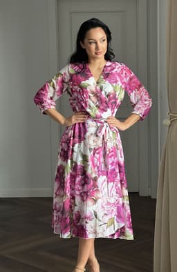 Rochie vaporoasa eleganta roz 2