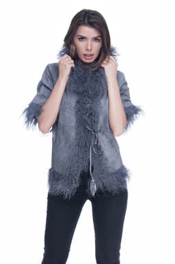 Vesta blana naturala gri 1