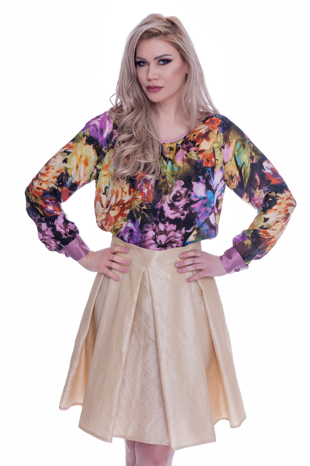 Bluza eleganta matase naturala